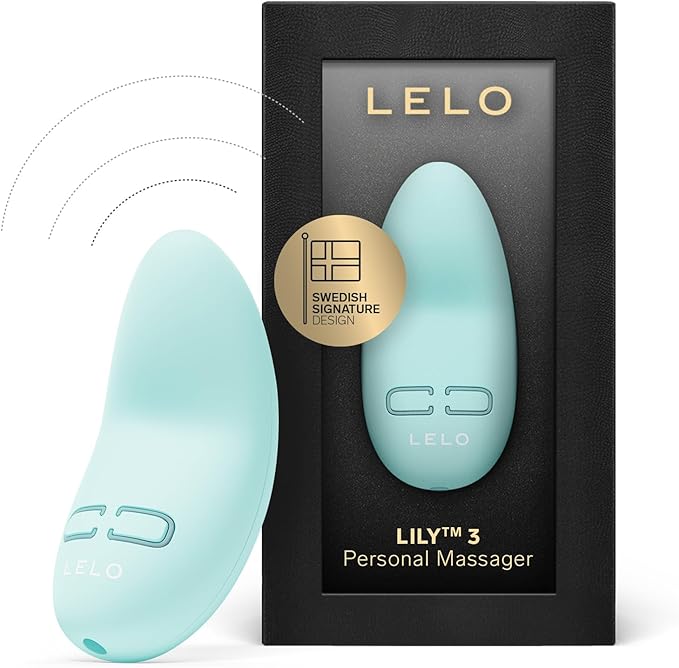 LELO Lily 3 Rechargeable Mini Bullet Vibrator - 10 Pleasure Settings, Waterproof & Whisper-Quiet - Calm Lavender