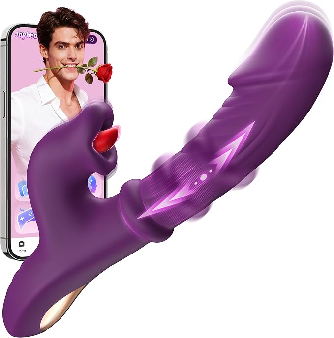 Toendi 10-Mode Thrusting and Licking G-Spot Vibrator for Women
