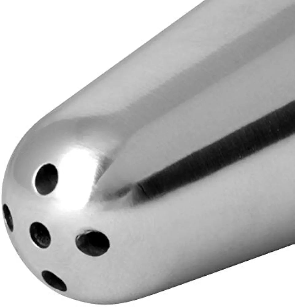 Cleanstream Wide Shower Enema Nozzle, Gray - Premium Silicone Attachment
