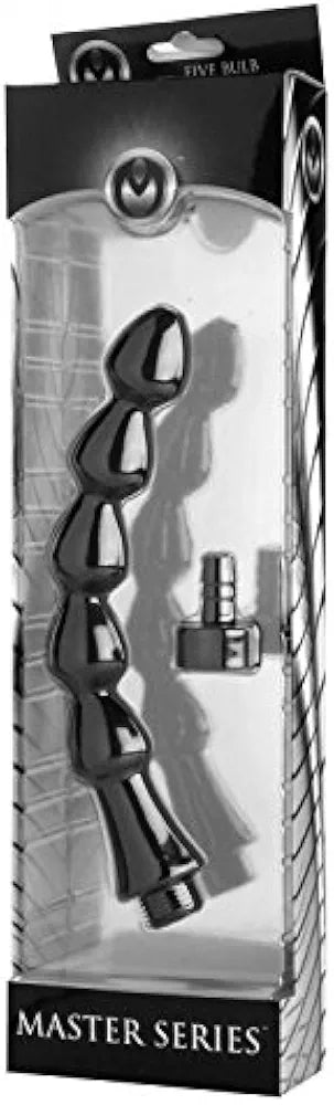 Canal 5-Bulb Silicone Enema Attachment for Comfortable Cleansing