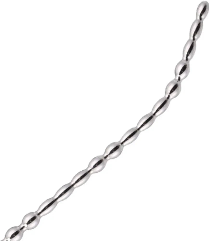 Premium Stainless Steel Multi-Bead Urethral Sound Dilator and Penis Plug for Men