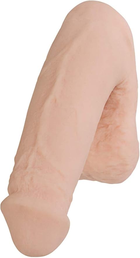Doc Johnson Pack It Realistic Flaccid Prosthetic Penis - Caramel Lite