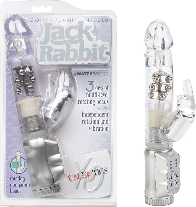 CalExotics Waterproof Rotating Rabbit Vibrator for Dual Stimulation