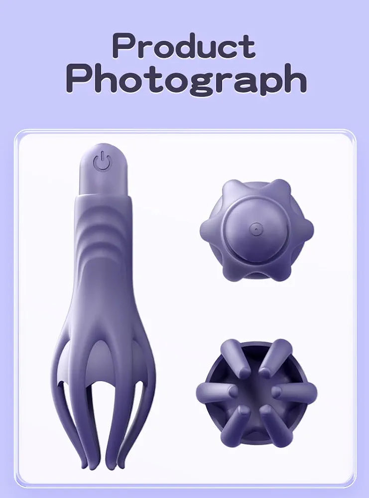 Rechargeable Waterproof Silicone Personal Massager for Couples and Solo Use