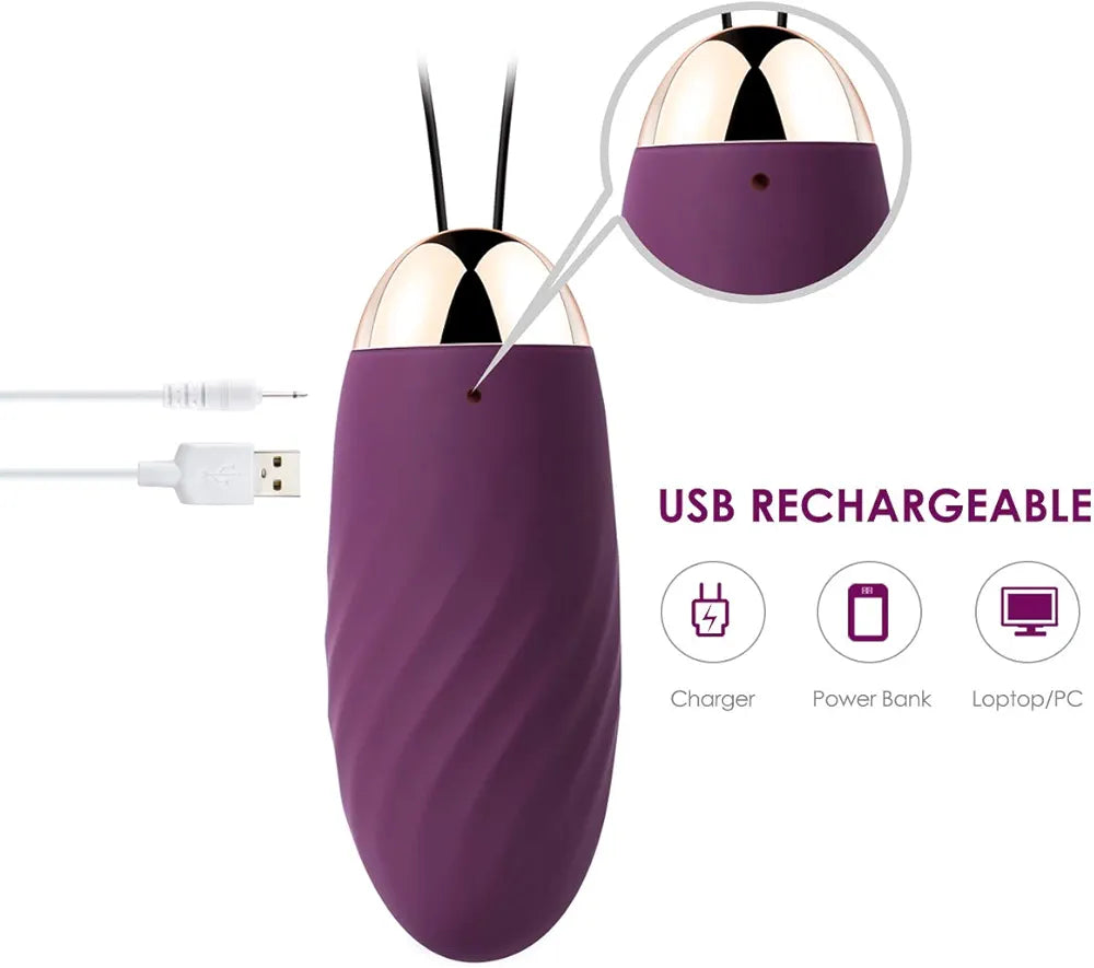 SVAKOM Elmer Wireless Remote-Controlled Bullet Vibrator - Discreet Vibrating Egg