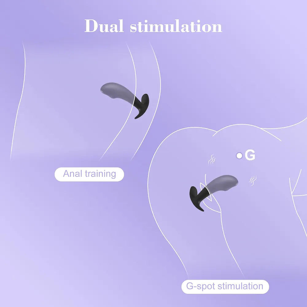 Silicone Anal Plug Set for Beginners - Comfortable Prostate Stimulator for Men and Women