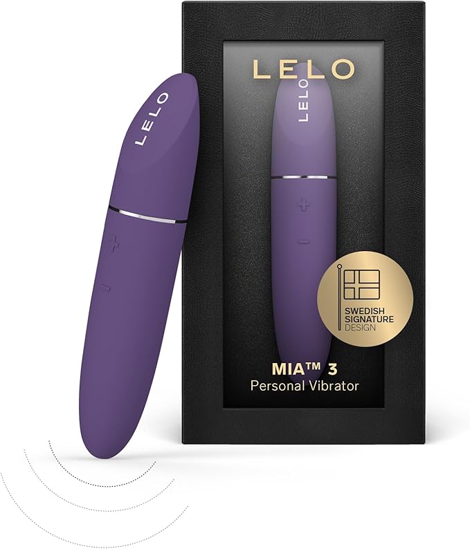 LELO MIA 3 Petite Personal Massager - Discreet Mini Vibrator with 8 Pleasure Settings