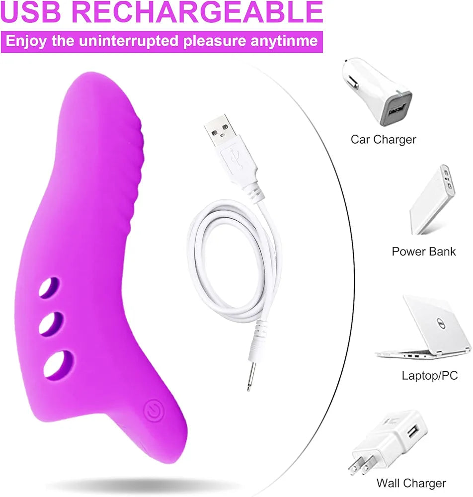 Discreet Butterfly Clitoral and G-Spot Vibrator with 10 Vibration Modes