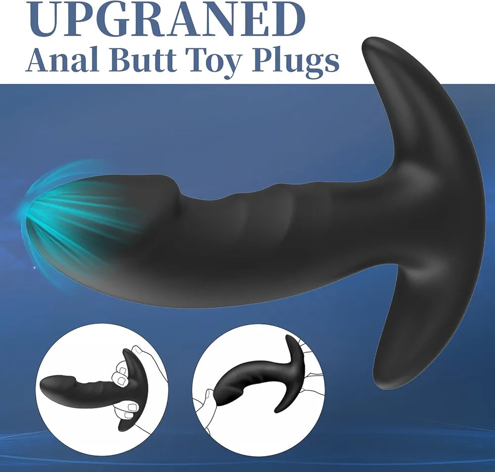 3-Piece Silicone Anal Training Plug Set with Flared Base for Beginners and Advanced Users