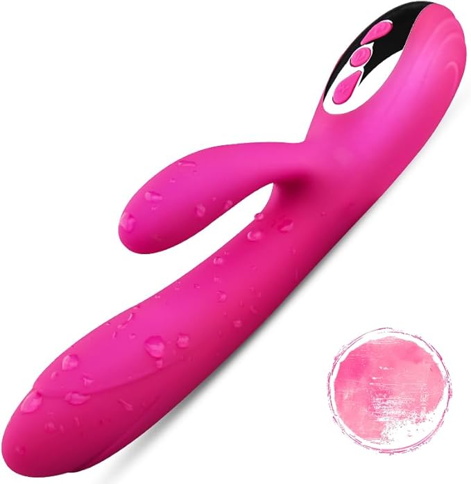 8-Mode Rabbit G-Spot and Clitoral Wand Massager for Couples