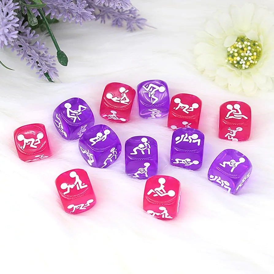Romantic Adult Dice Game for Couples - Fun Bedroom Activity Set
