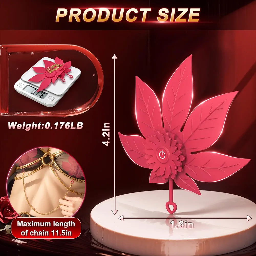 Adjustable Vibrating Nipple Clamps with 9 Modes for Couples