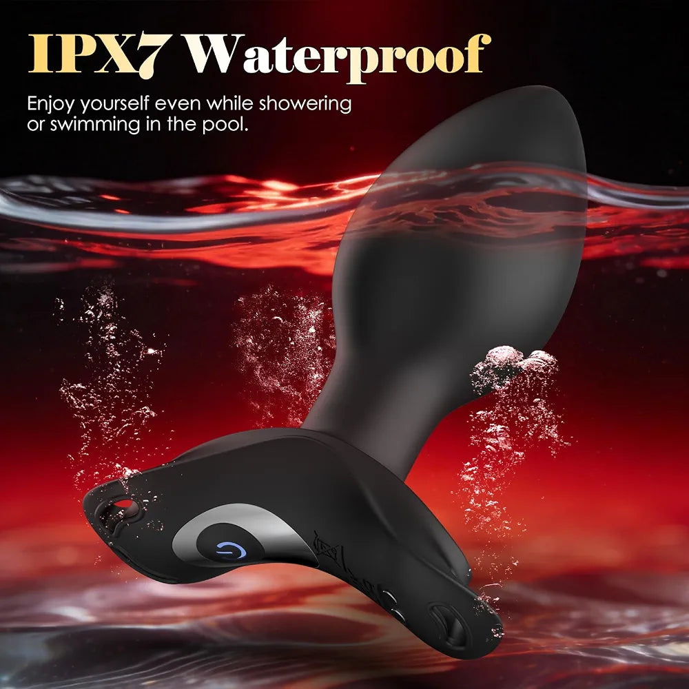 Rumpo Remote-Controlled Rotating Prostate Massager and Vibrating Anal Plug