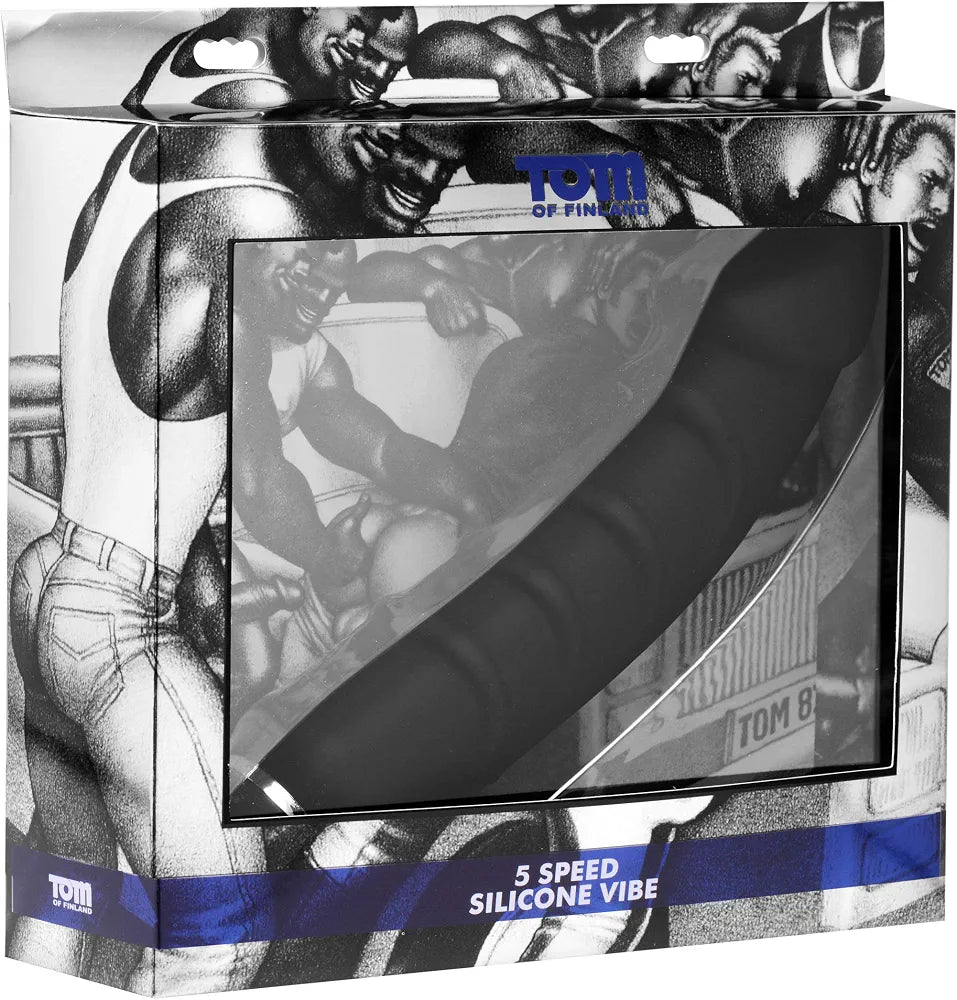 Tom of Finland Signature 5-Speed Silicone Personal Massager