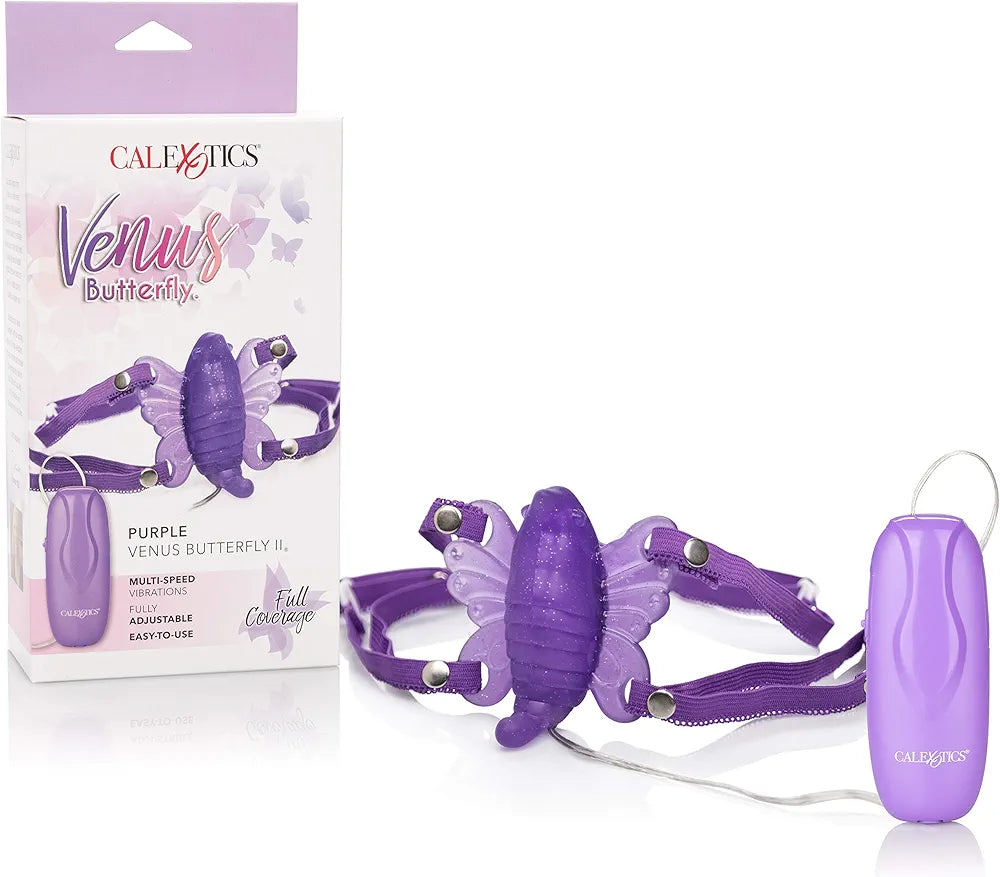 Venus Butterfly Ornament - Deep Purple Finish