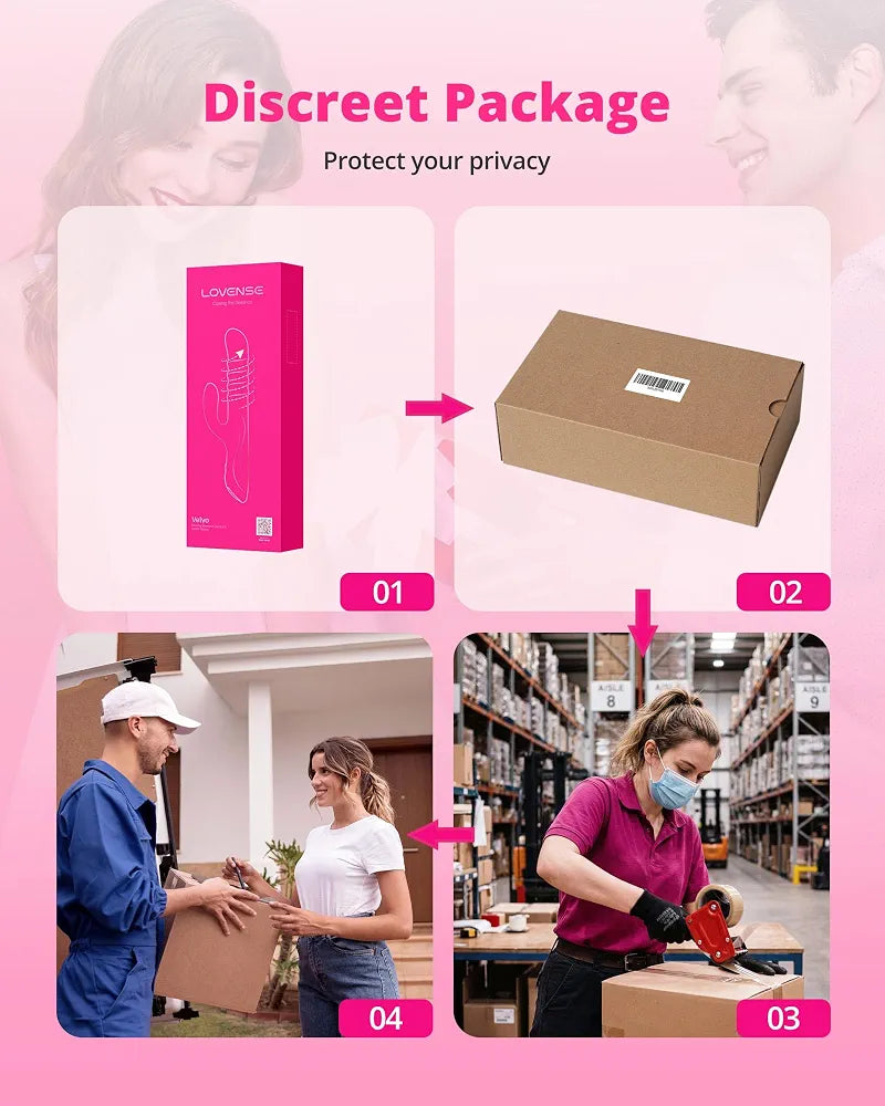 Velvo App-Controlled Rabbit Vibrator with Rotating Beads and Dual-Stimulation