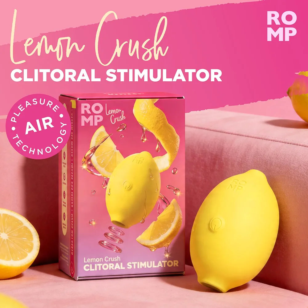 ROMP Lemon Clitoral Suction Massager - 10-Mode Discreet Pleasure Toy