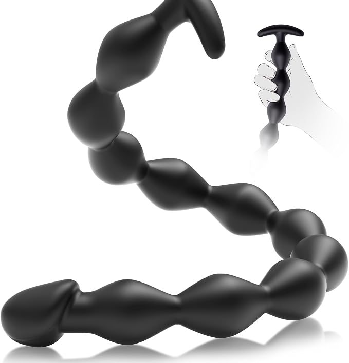 Premium Silicone Anal Bead Trainer and Prostate Massager Set for Couples