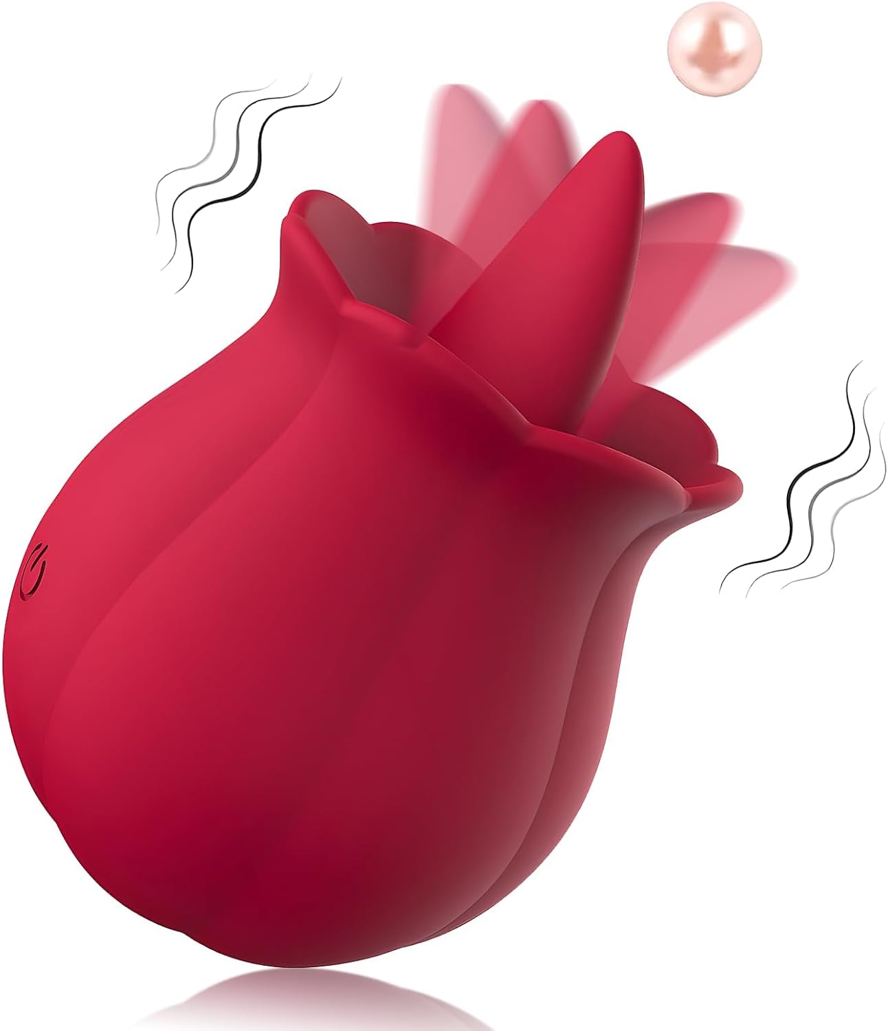 Rose-Shaped Clitoral Suction Vibrator with 10 Vibration Modes for Targeted Stimulation