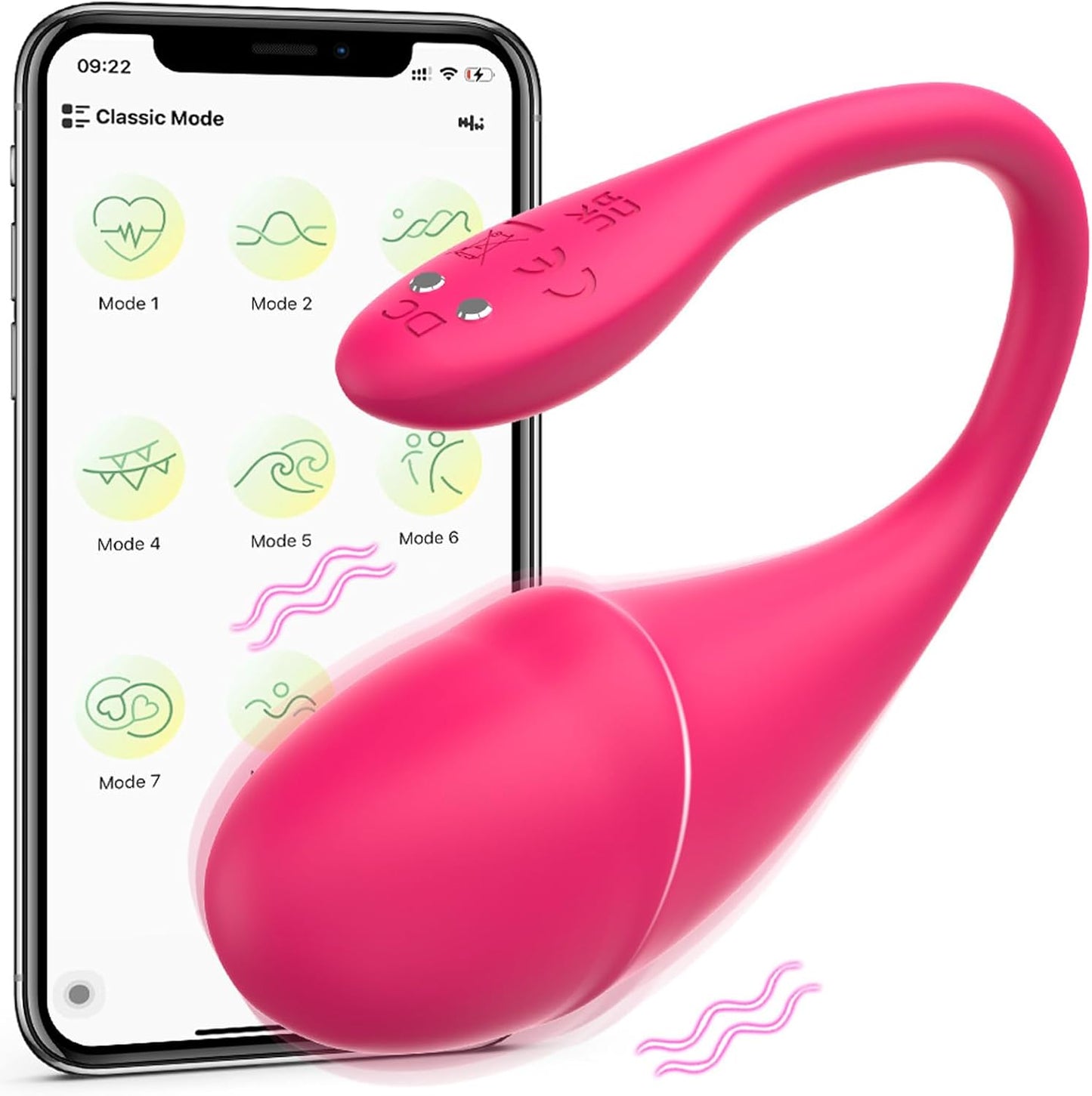 Discreet App-Controlled Wearable Panty Vibrator for Women
