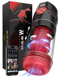 Mrgras AI-Sync Male Masturbator with Vacuum Pump, 12 Suction Levels, 7 Thrusting, Rotating, and Vibrating Modes