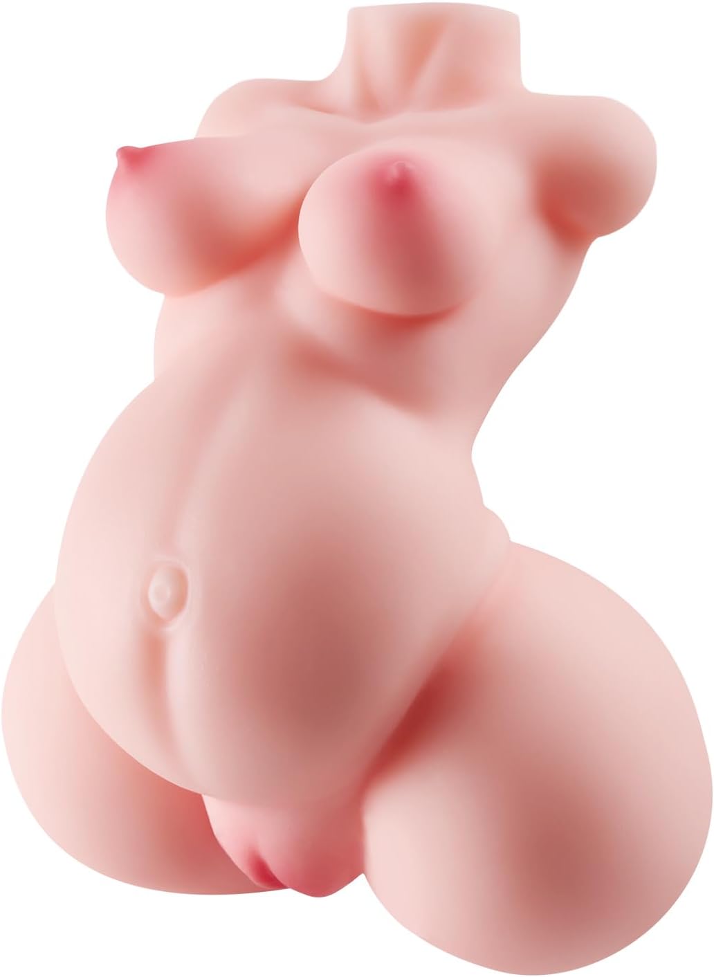 11LB Realistic Pregnant Sex Doll for Men with Dual 3D Pussy and Ass Masturbator Channels, Small Pocket Size for Intense Masturbation and Orgasm