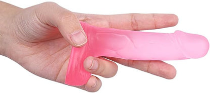 4.3-Inch Realistic Lifelike Dildo for Beginners - G-Spot Stimulator and Anal Training Toy