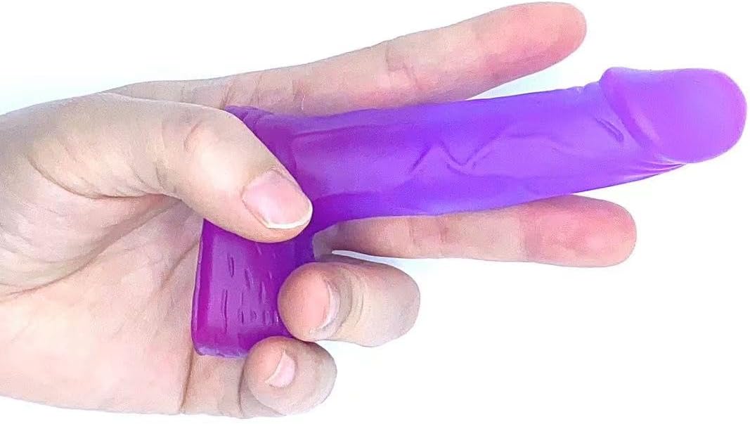 4.3-Inch Realistic Lifelike Dildo for Beginners - G-Spot Stimulator and Anal Training Toy
