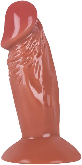4.3-Inch Realistic Lifelike Dildo for Beginners - G-Spot Stimulator and Anal Training Toy