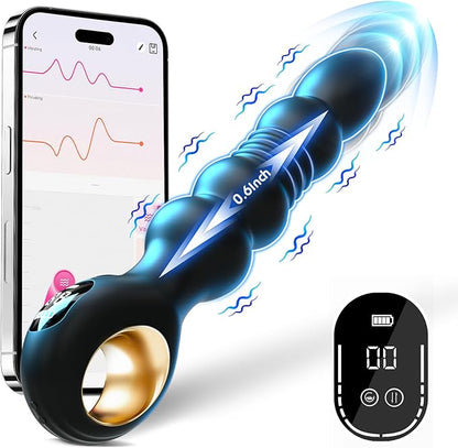 BEISAR App-Controlled Rotating Vibrating Prostate Massager and Anal Plug
