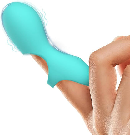 Ergonomic Finger Vibrator for Targeted Clitoral and Nipple Stimulation