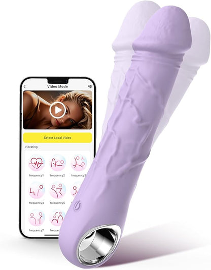 10-Mode Realistic Silicone G-Spot and Clitoral Vibrator for Targeted Stimulation