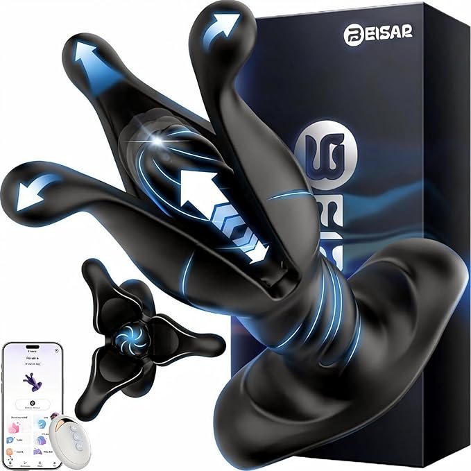 AI-Powered Prostate Massager with App-Controlled Thrusting and Vibration