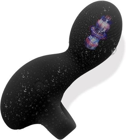 Rechargeable Silicone Mini Finger Vibrator for Facial Massage and Body Relaxation