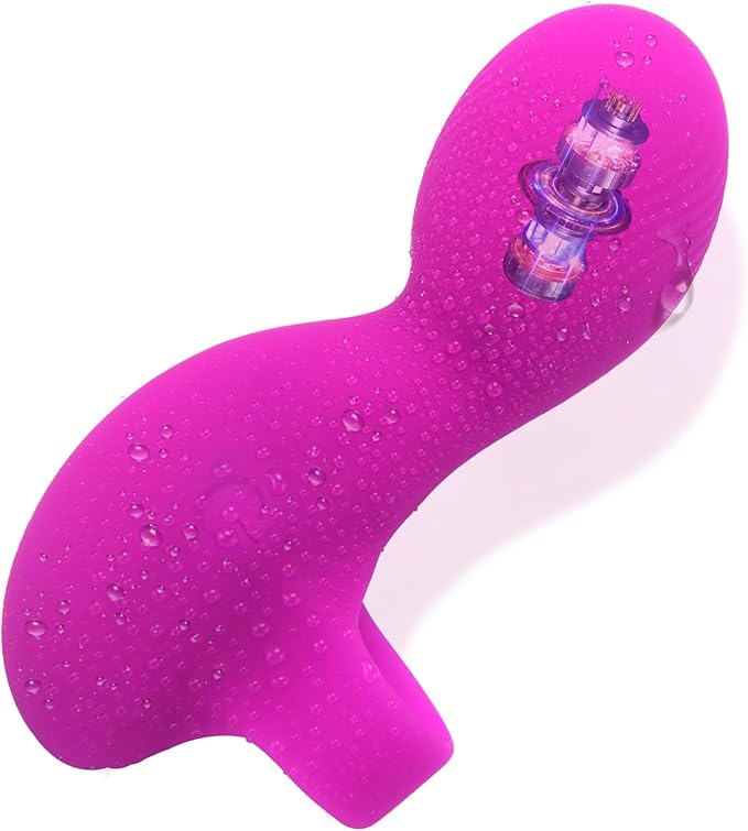 Rechargeable Silicone Mini Finger Vibrator for Facial Massage and Body Relaxation