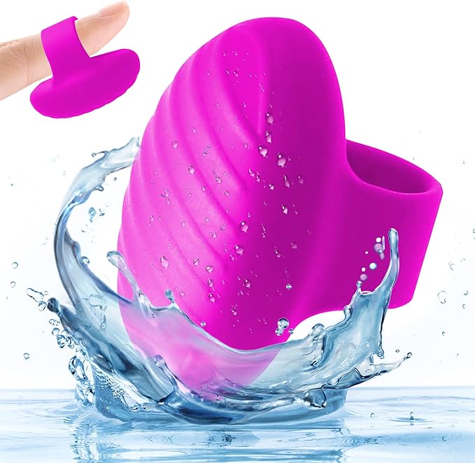 Rechargeable Silicone Mini Finger Vibrator for Facial Massage and Body Relaxation