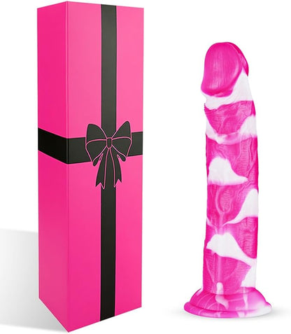 12-Inch Realistic Silicone Fantasy Dildo with Suction Cup - Extra Large and Thick