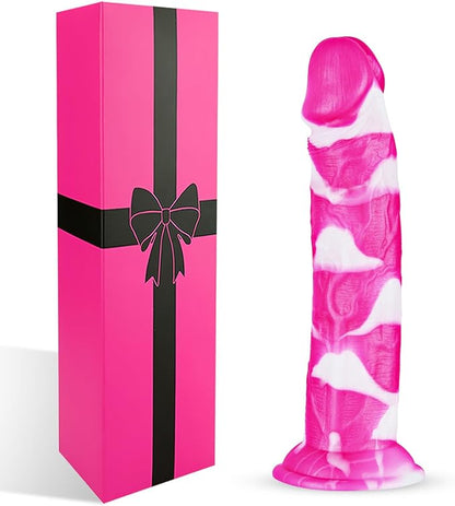 12-Inch Realistic Silicone Fantasy Dildo with Suction Cup - Extra Large and Thick