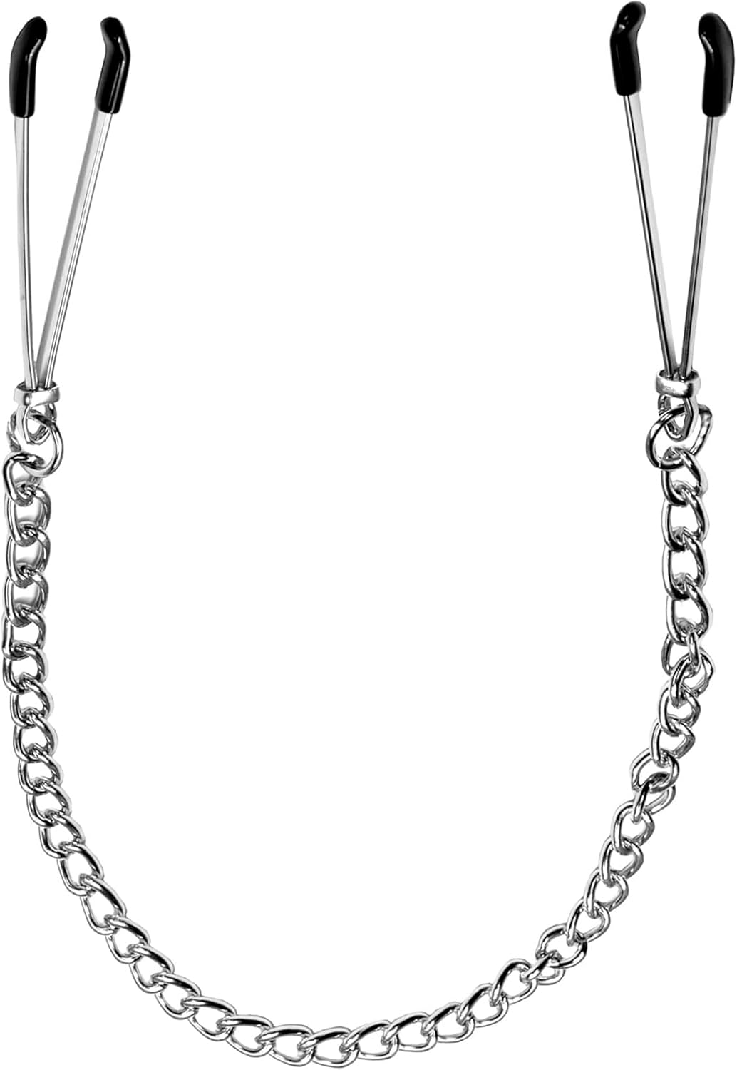 Master Series Adjustable Triple Bead Nipple Clamps with Soft Vinyl Tips - Sensory Play & BDSM Accessory