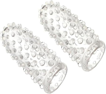Silicone Ribbed Finger Massager for Couples Intimate Play