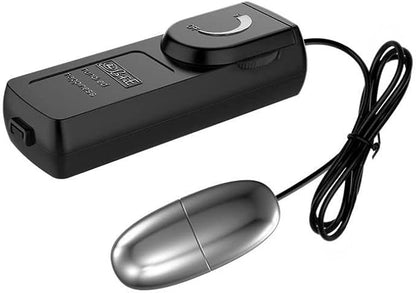 Discreet Metallic Clitoral Stimulator with Intuitive Pink Remote