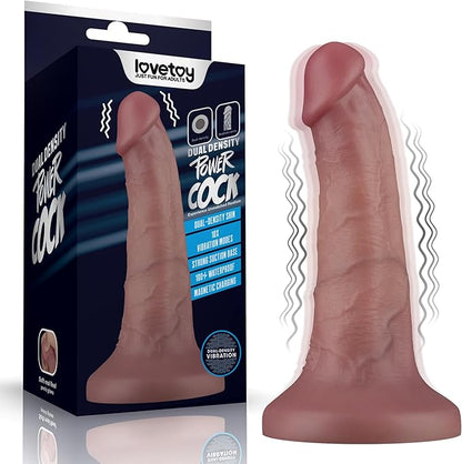 10.5" Realistic Vibrating Fantasy Dildo with Suction Cup and 10 Vibration Modes for G-Spot Stimulation
