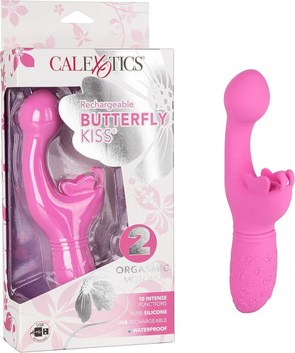CalExotics Butterfly Kiss Rechargeable Vibrator - Purple