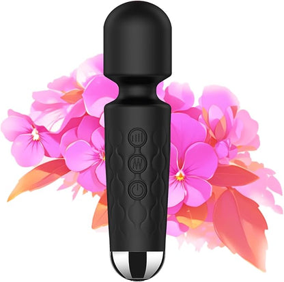 Compact Rechargeable Electric Personal Massager for Targeted Muscle Relief - Pink