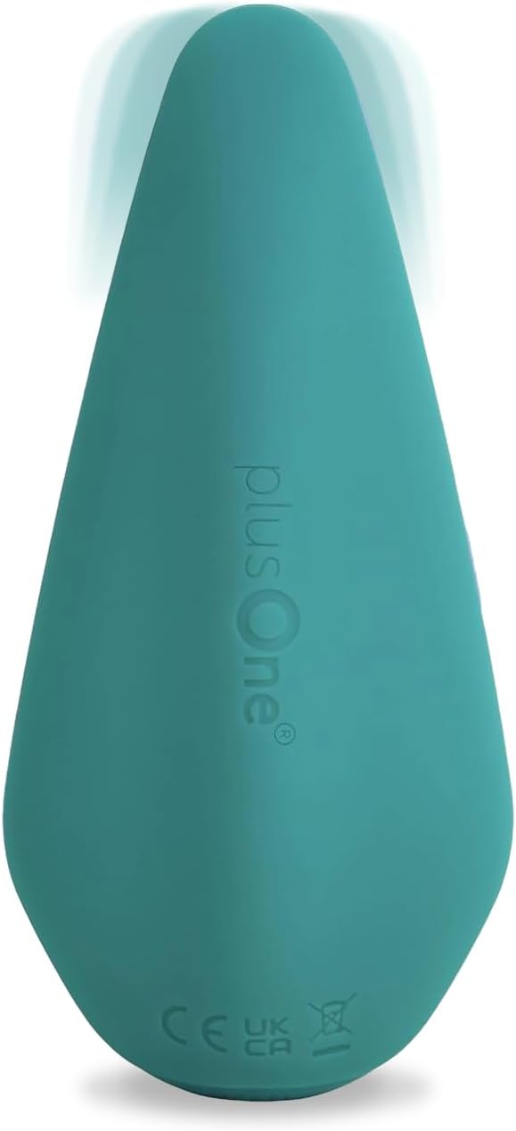 plusOne 4-Inch Ergonomic Silicone Prostate Massager with External Control Arm