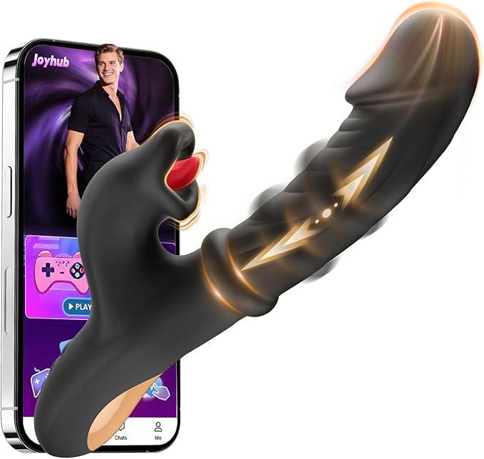 Toendi 10-Mode Thrusting and Licking G-Spot Vibrator for Women