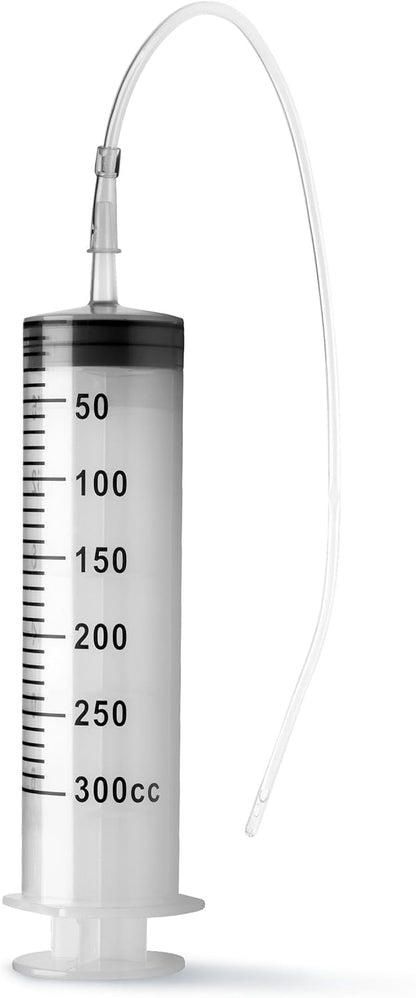 Cleanstream 500ml Reusable Enema Syringe with Flexible Tube and Tapered Tip for Anal Cleansing