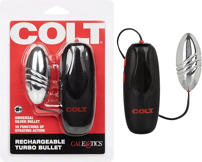 Colt Turbo Waterproof Silicone Bullet Vibrator for Couples and Prostate Massage