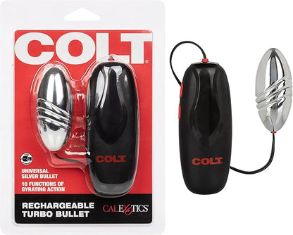 Colt Turbo Waterproof Silicone Bullet Vibrator for Couples and Prostate Massage