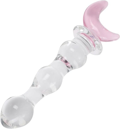 Premium Crystal Glass Pleasure Wand for G-Spot Stimulation and Intimate Massage